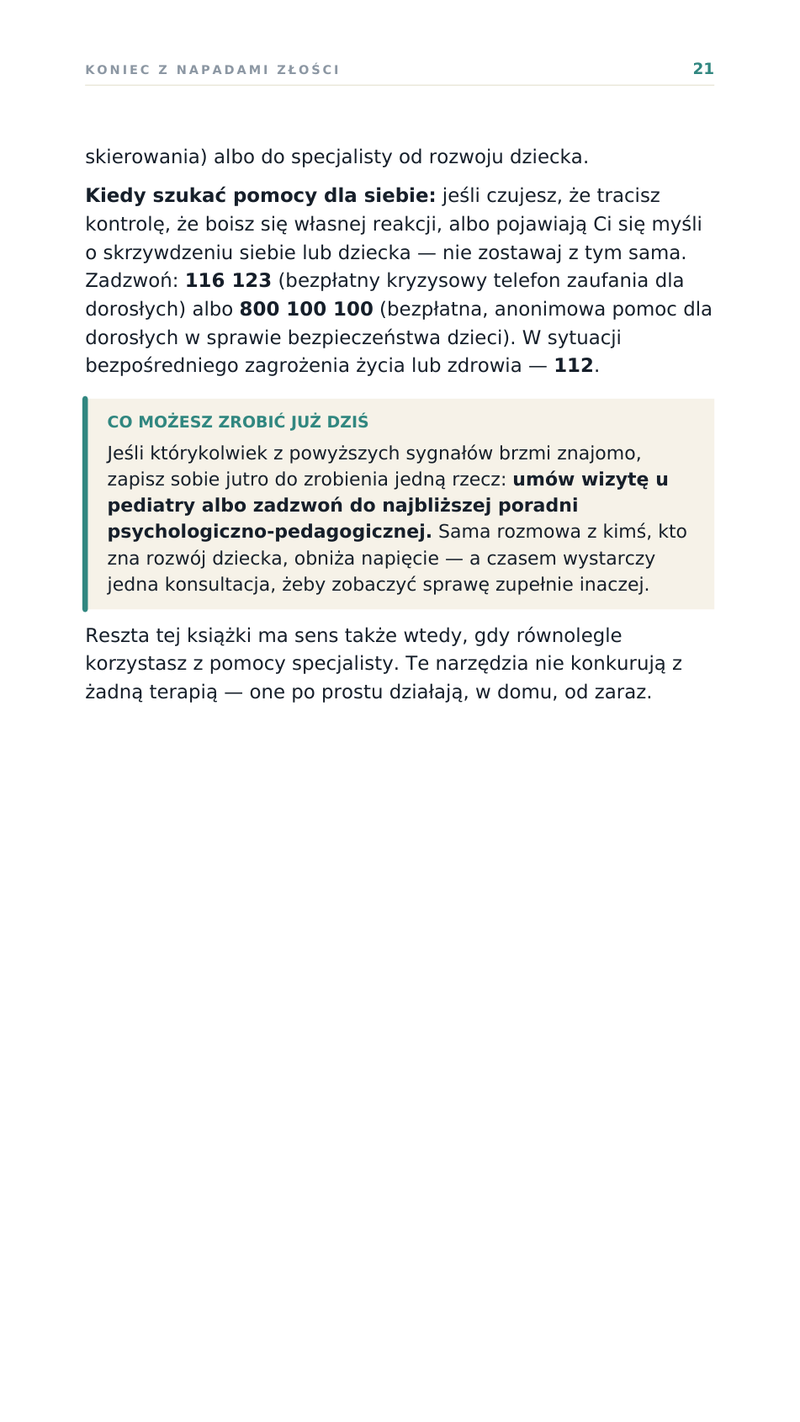 Rozdział 9: kiedy napady to coś więcej niż etap — i gdzie szukać pomocy